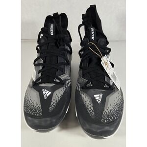 Adidas Adizero Afterburner Metal Baseball Cleats Mens 14 Black Gray GZ4580 New